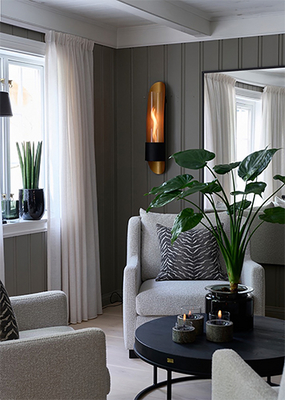 Tenderflame Indoor Wohnzimmer Wand